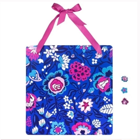 Vera Bradley Other - Vera Bradley memo board Magnetic board w/3 magnets Includes ribbon for hanging